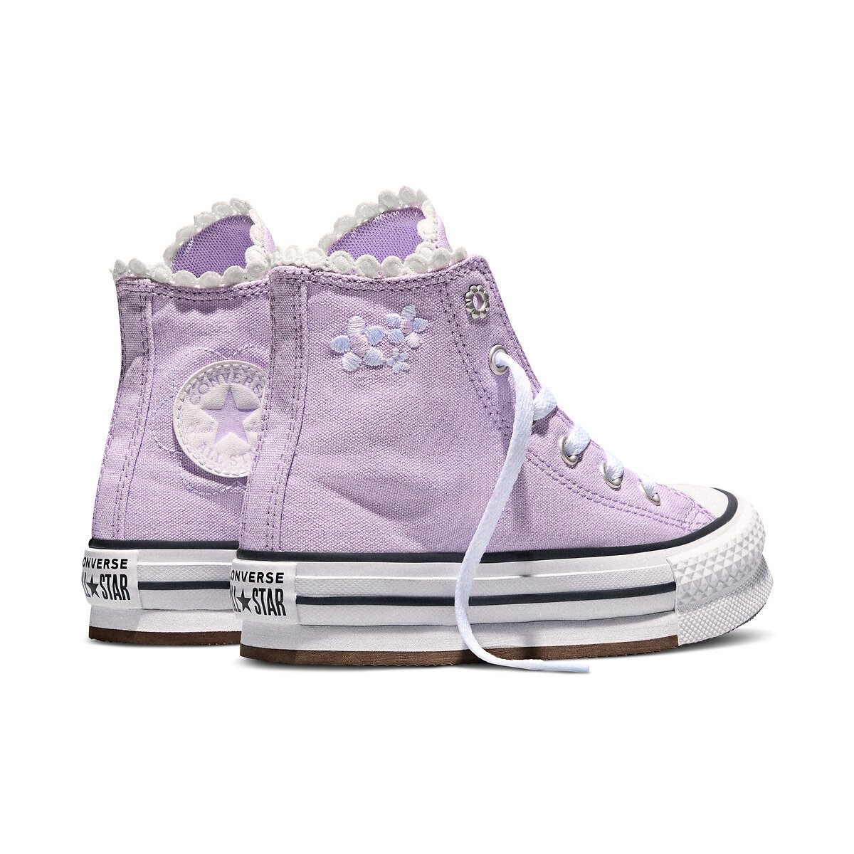 Baskets CHUCK TAYLOR ALL STAR EVA LIFT HI BUBBLY FLORAL lavande, CONVERSE