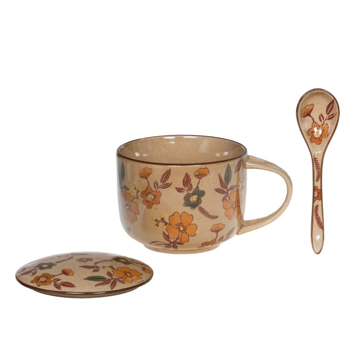 Bol à soupe avec cuillère Aveline 55 cl - AVELINE multicolore, TABLE PASSION