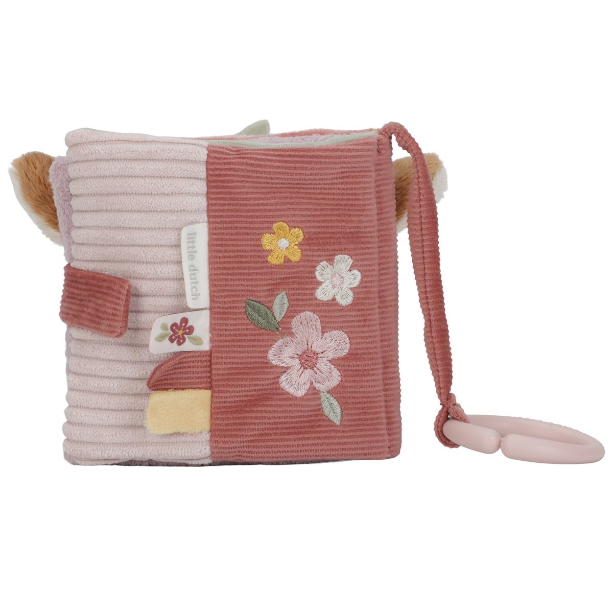 Livret en tissu FAIRY GARDEN rose, LITTLE DUTCH