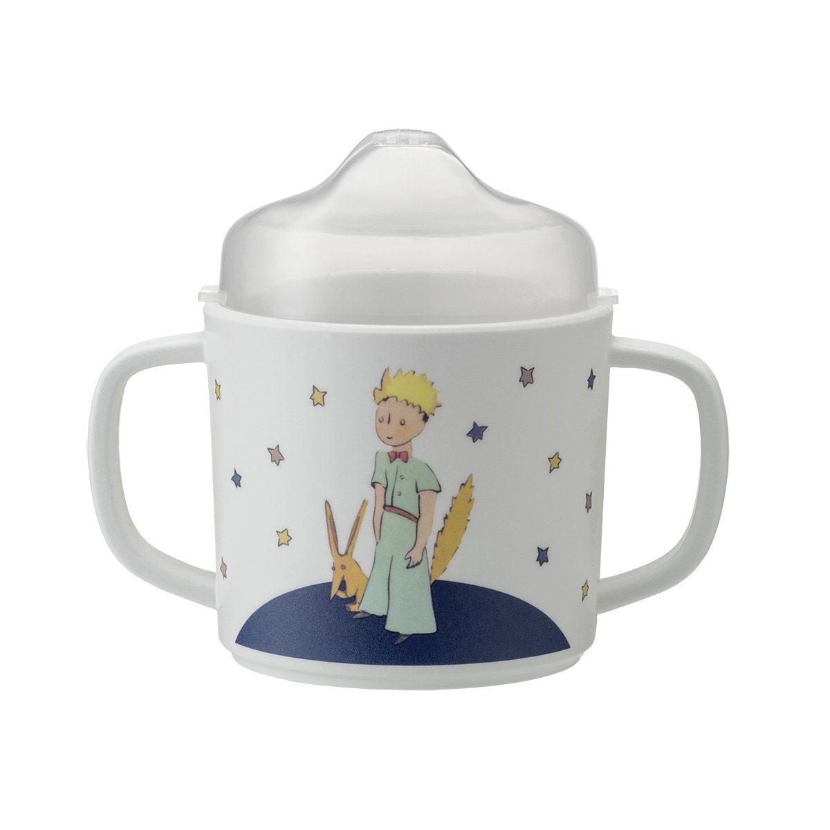 Tasse d'apprentissage antidérapante LE PETIT PRINCE bleu, PETIT JOUR