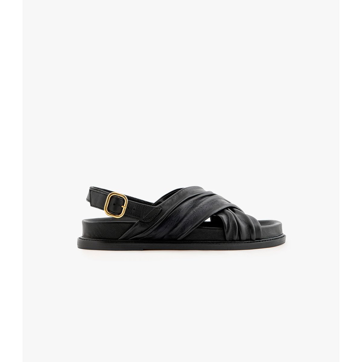 Sandale Cuir lisse DIANE noir, MAISON TOUFET
