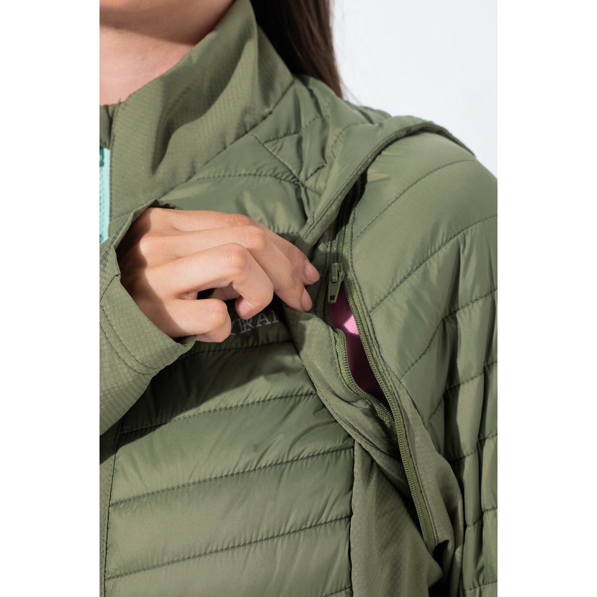 Veste technique HYPRAR 2-en-1 vert olive, ULLA POPKEN