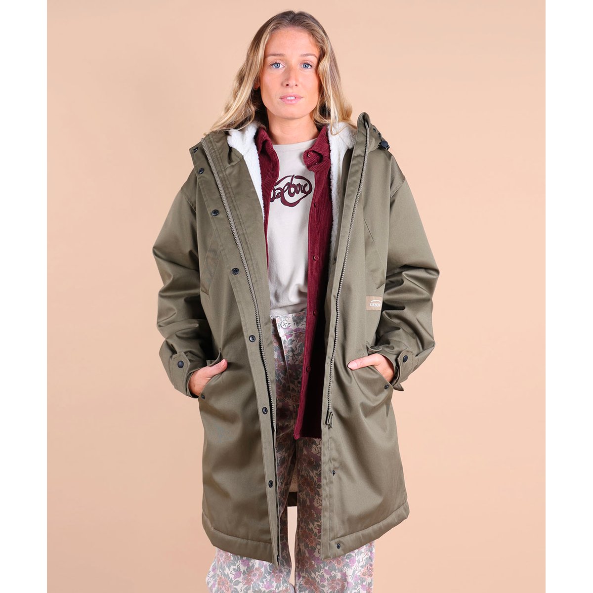 Parka doublée sherpa JELLAN army, OXBOW