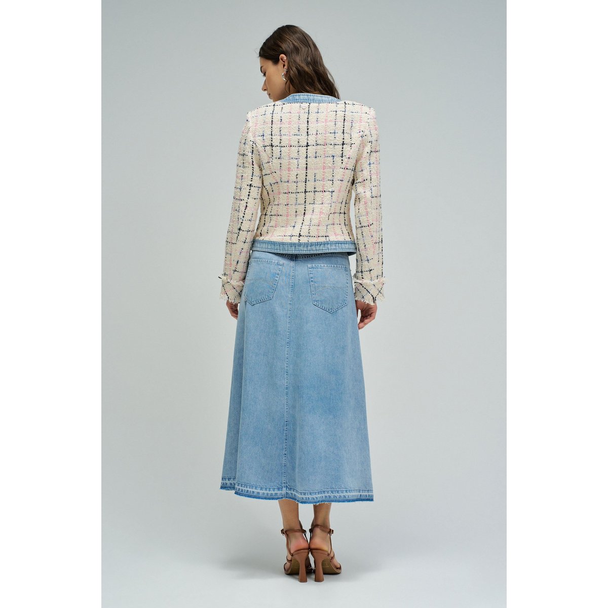 VESTE EN TWEED beige, SALSA JEANS