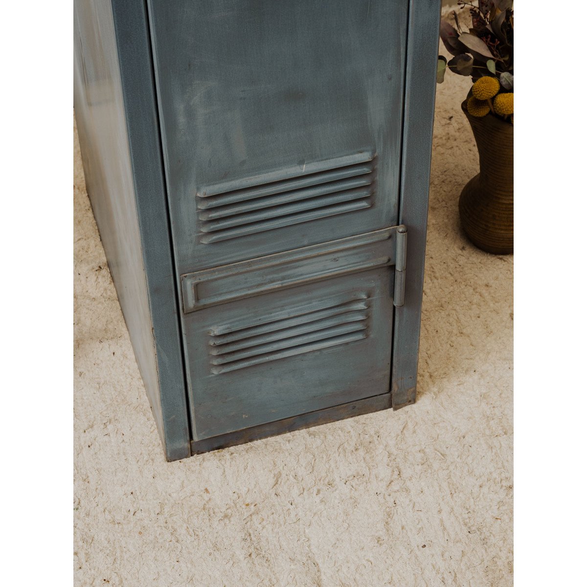Vestiaire en métal gris Fernand N°345 - Bon état gris, DEBONGOUT