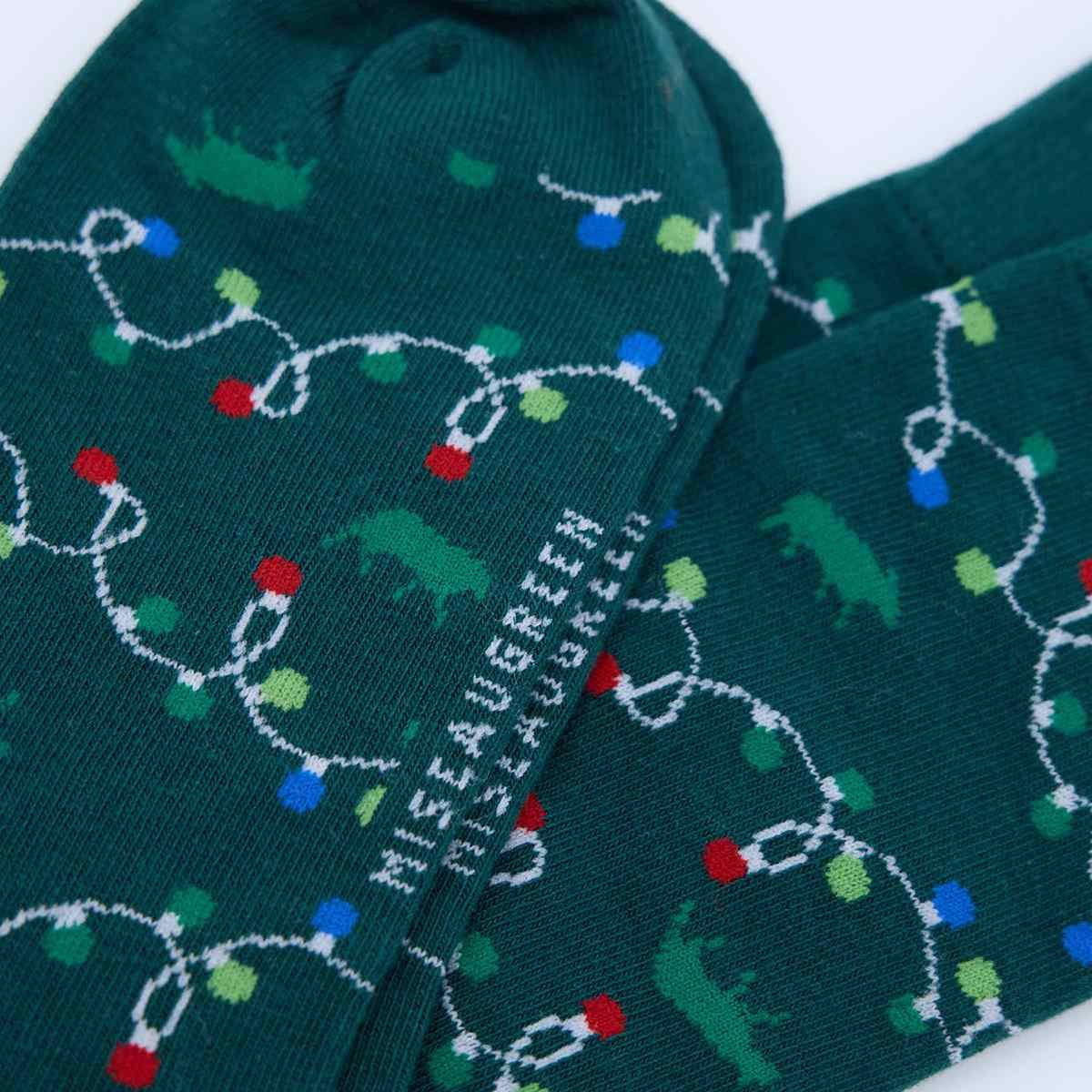 Chaussettes de Noël Edmond vert, MISE AU GREEN
