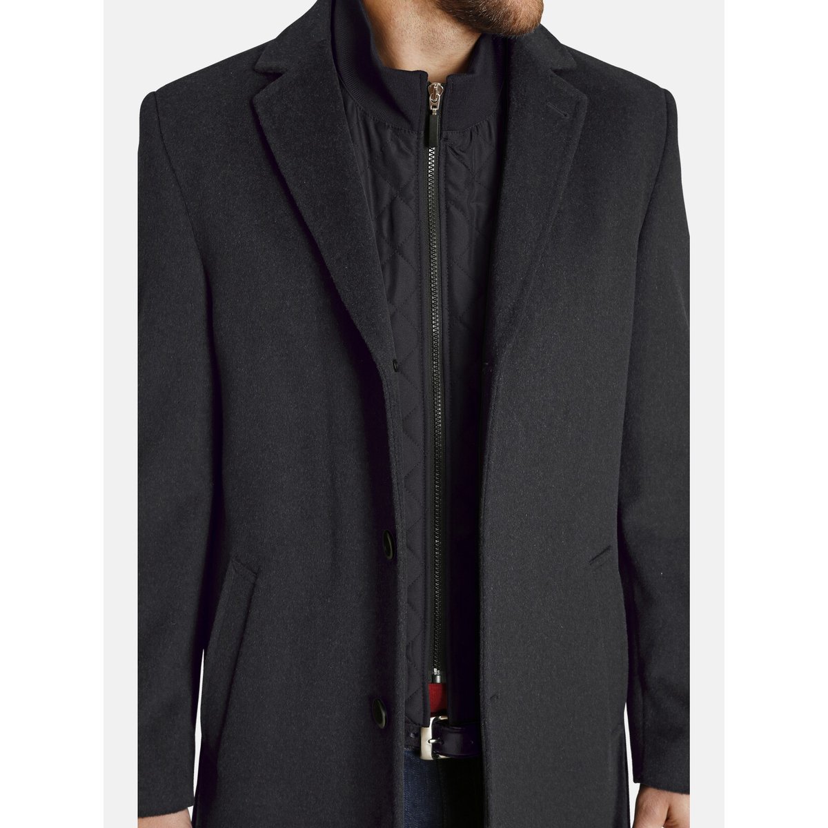 Manteau UNSKA anthracite, JAN VANDERSTORM