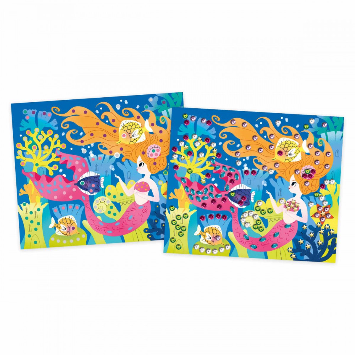 Sequins A Coller Sirenes multicolore, JANOD