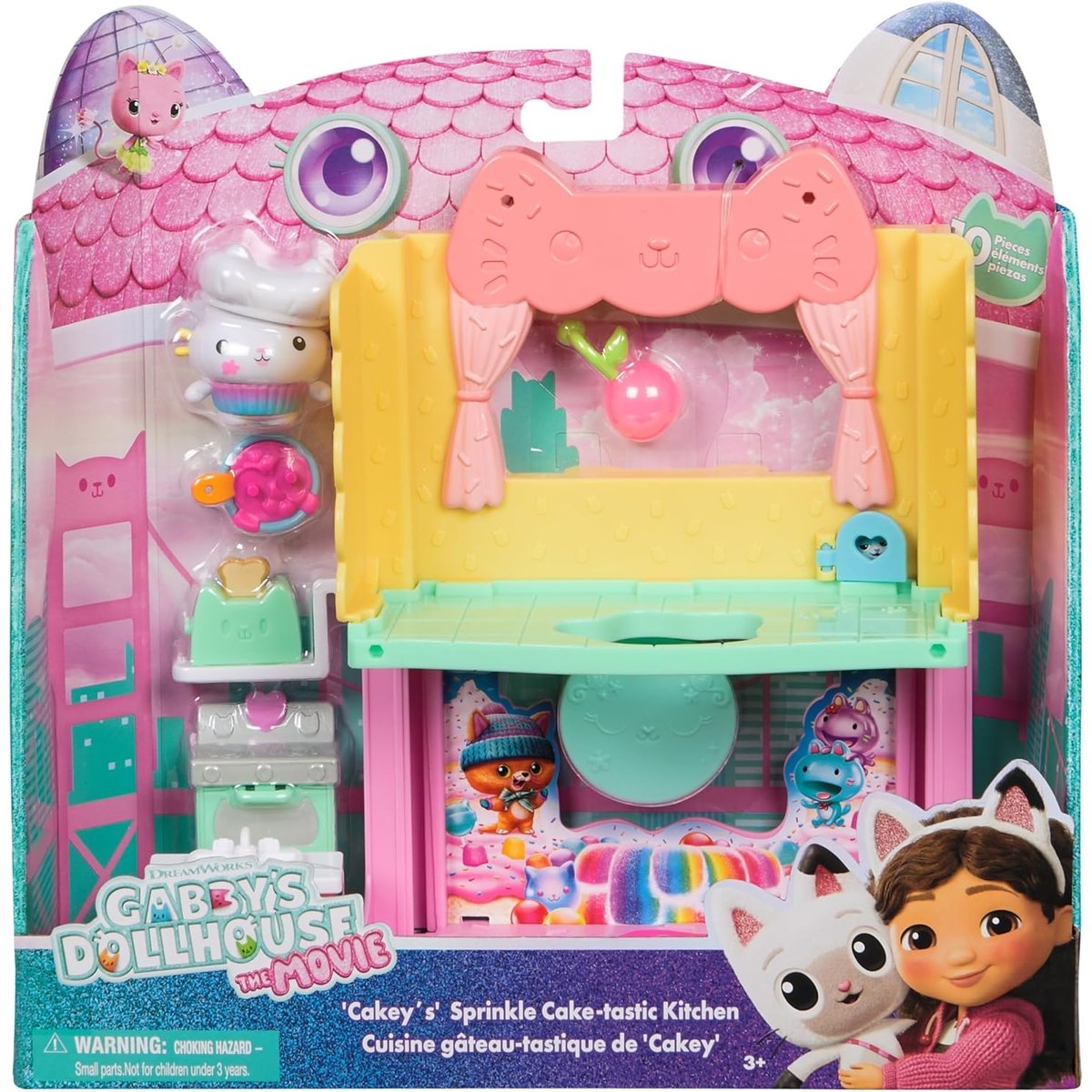 Gabby's Dollhouse Movie – Salle portail - Cuisine multicolore, SPIN MASTER