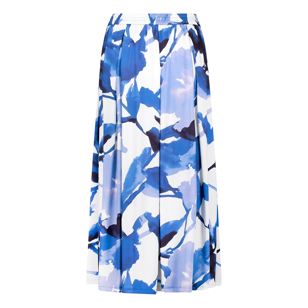 Jupe à enfiler à poches extérieures blanc/bleu, BETTY BARCLAY