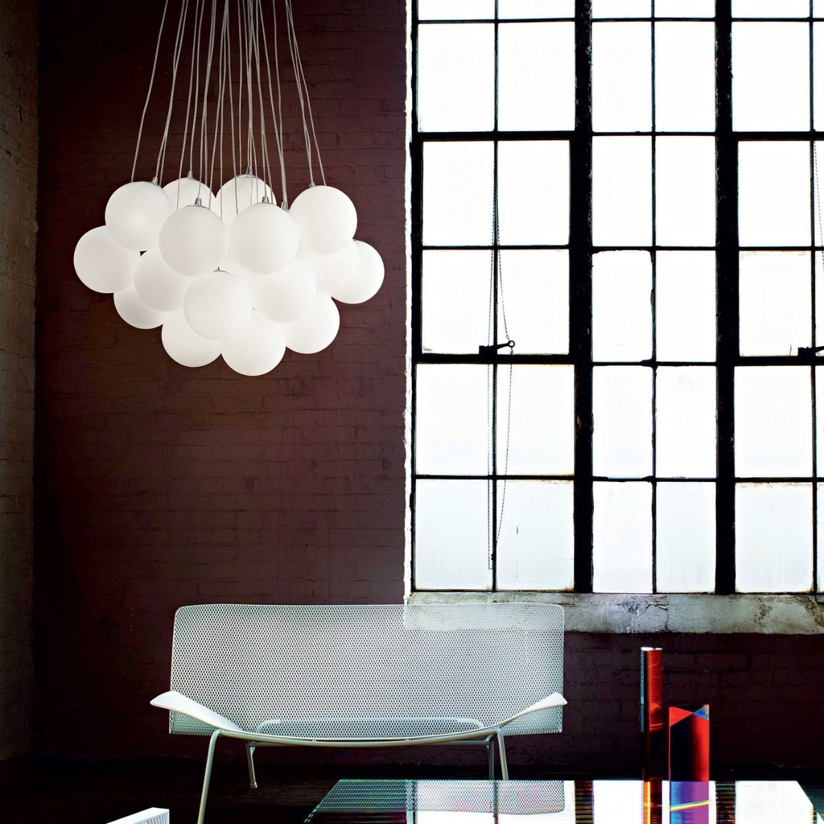 Suspension MAPA PLUS blanc, IDEAL LUX