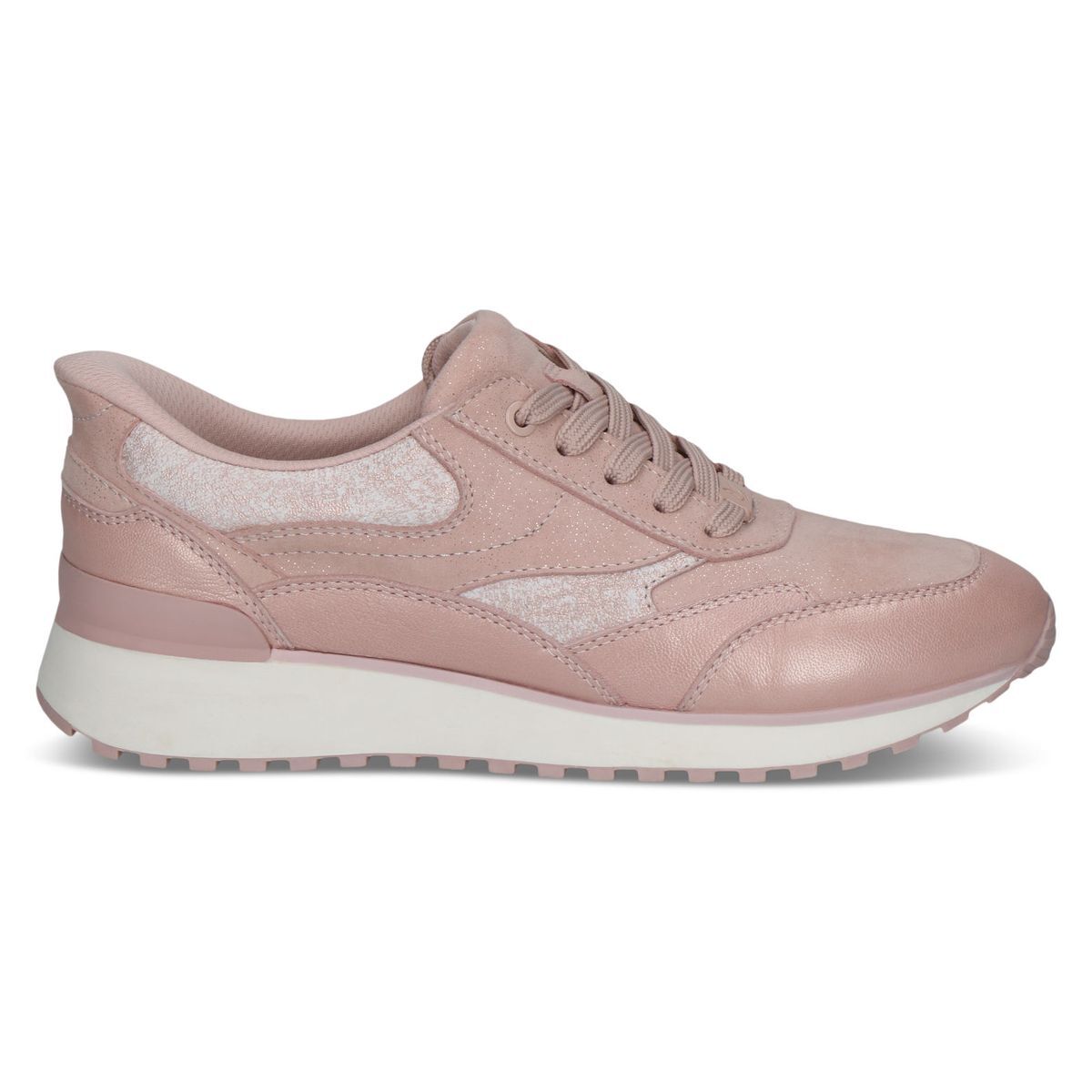 Basket en cuir rose fard, CAPRICE
