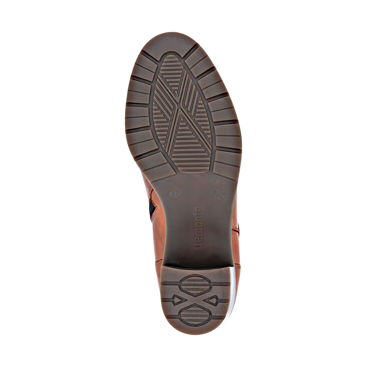 Bottine Cuir Rgd marron, REMONTE