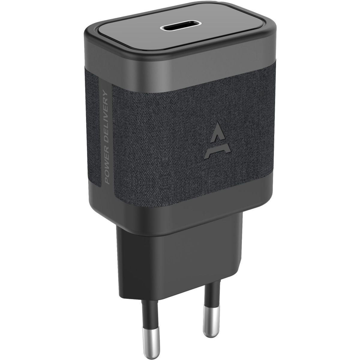 Chargeur 35W charge rapide USB-C Noir compatible iPhone 17 16 15 14 13 12 11 Pro Max X XS XR 8 7 Plus Mini SE couleur unique, ADEQWAT