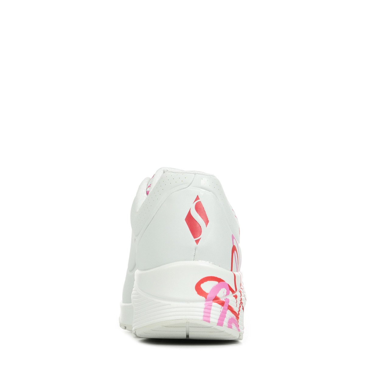Basket Uno white / red / pink, SKECHERS