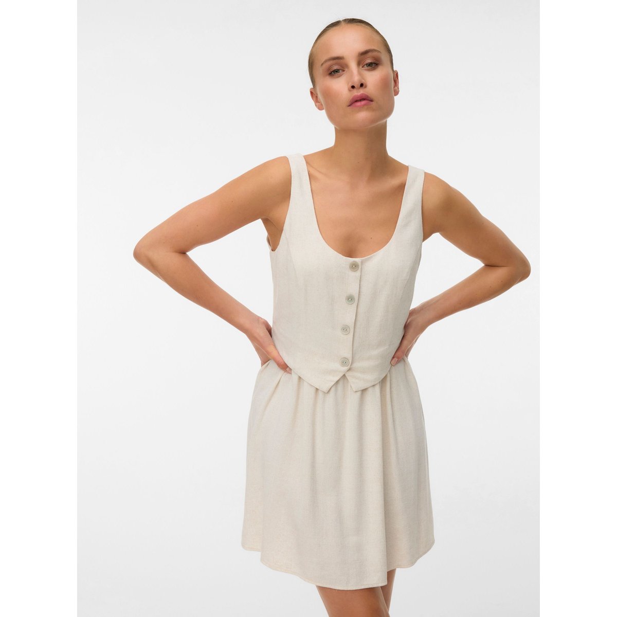 Robe oatmeal, VERO MODA