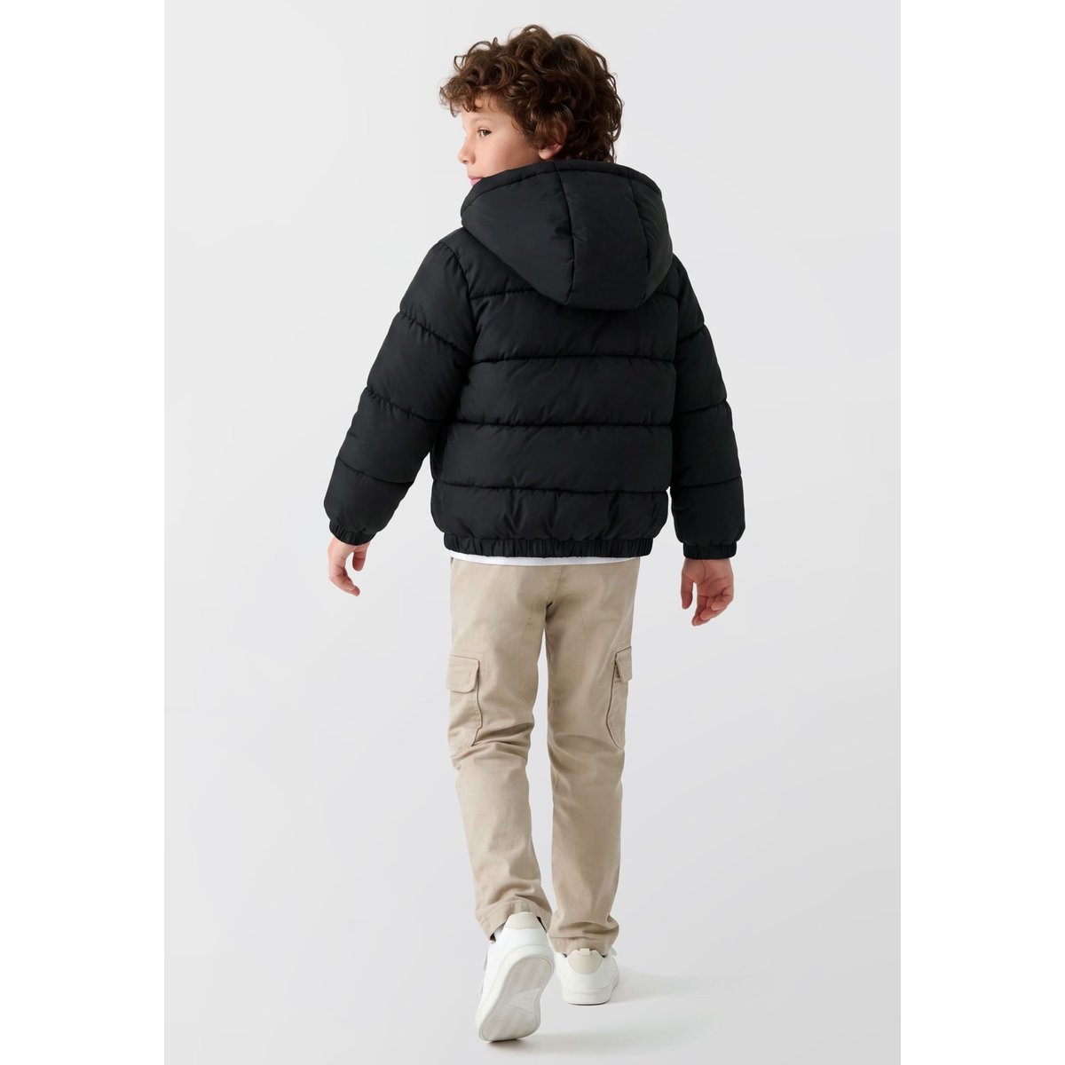 Doudoune À Capuche noir, GUESS KIDS