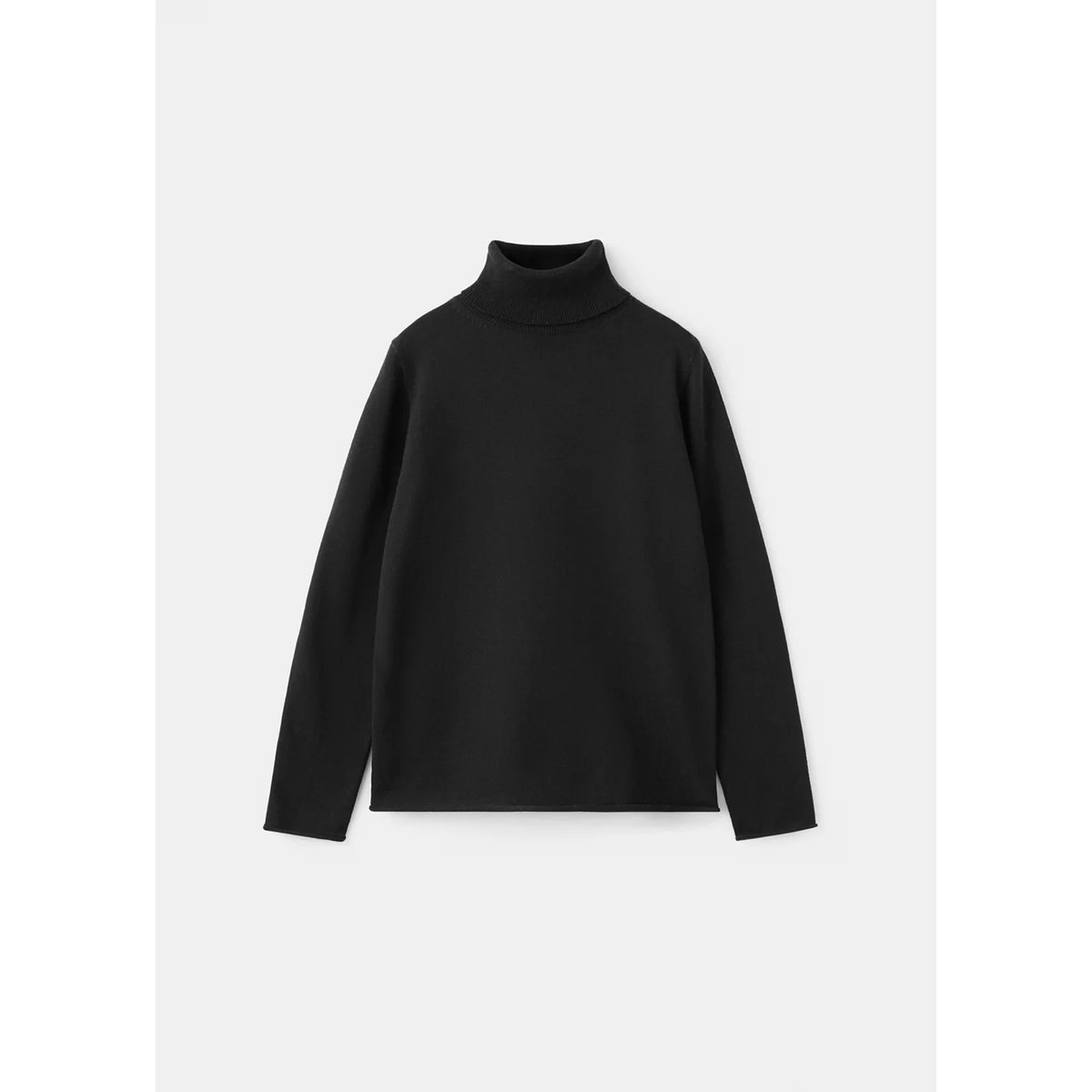 Pull-over maille col montant noir, MANGO KIDS