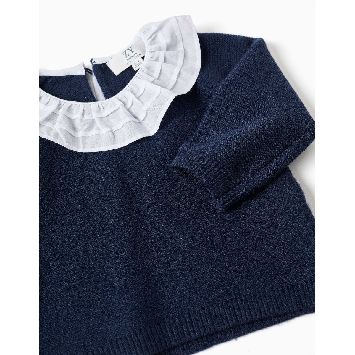 Ensemble pull et pantalon en maille bleu foncé, ZIPPY