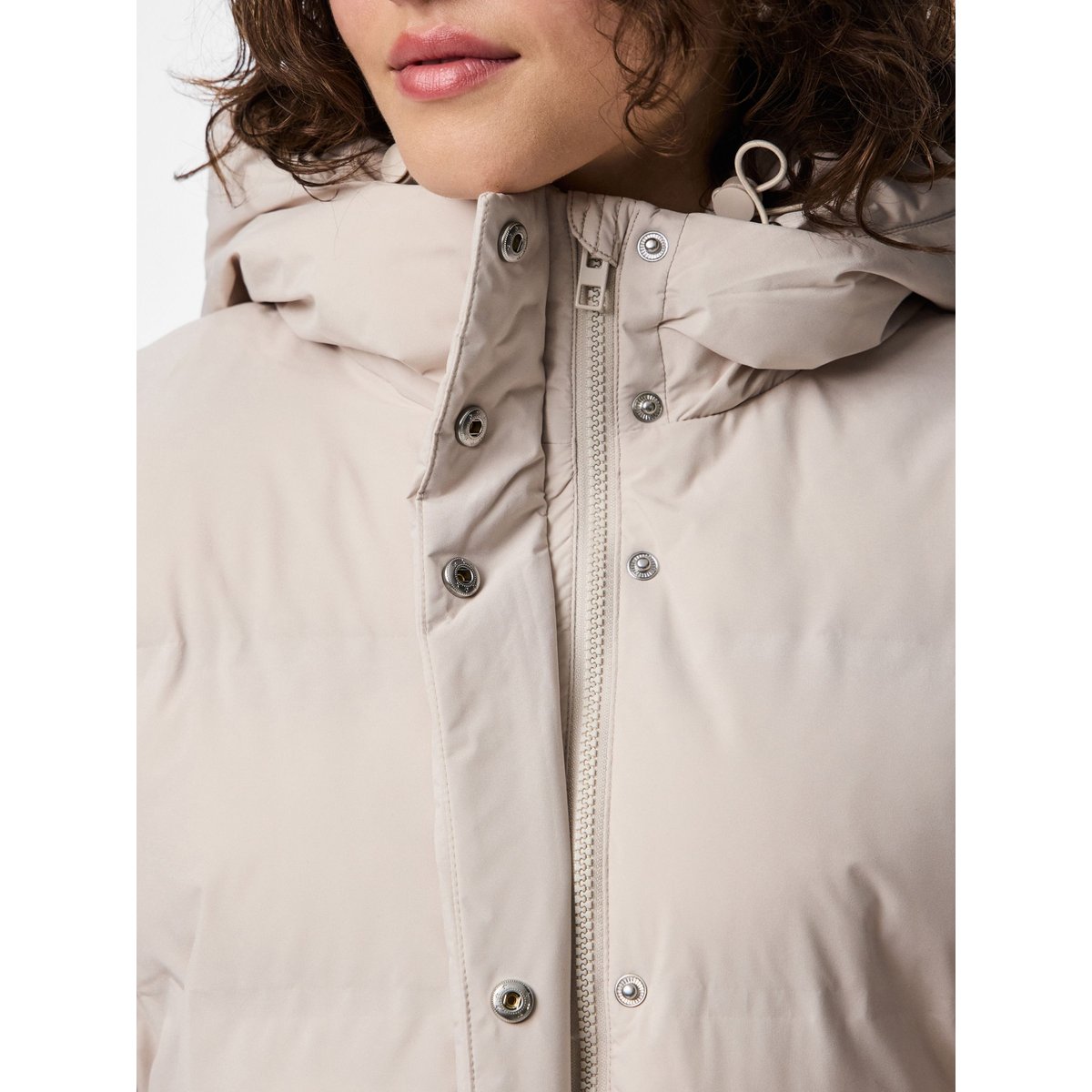 Veste Rembourrée silver gray, PIECES