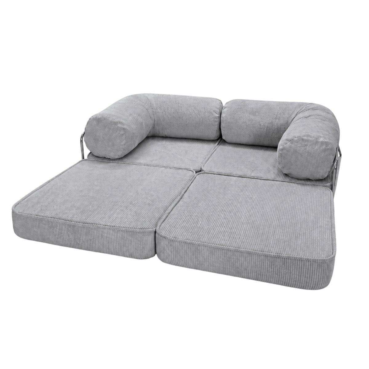 Canapé modulable convertible SURB gris, MEOW BABY