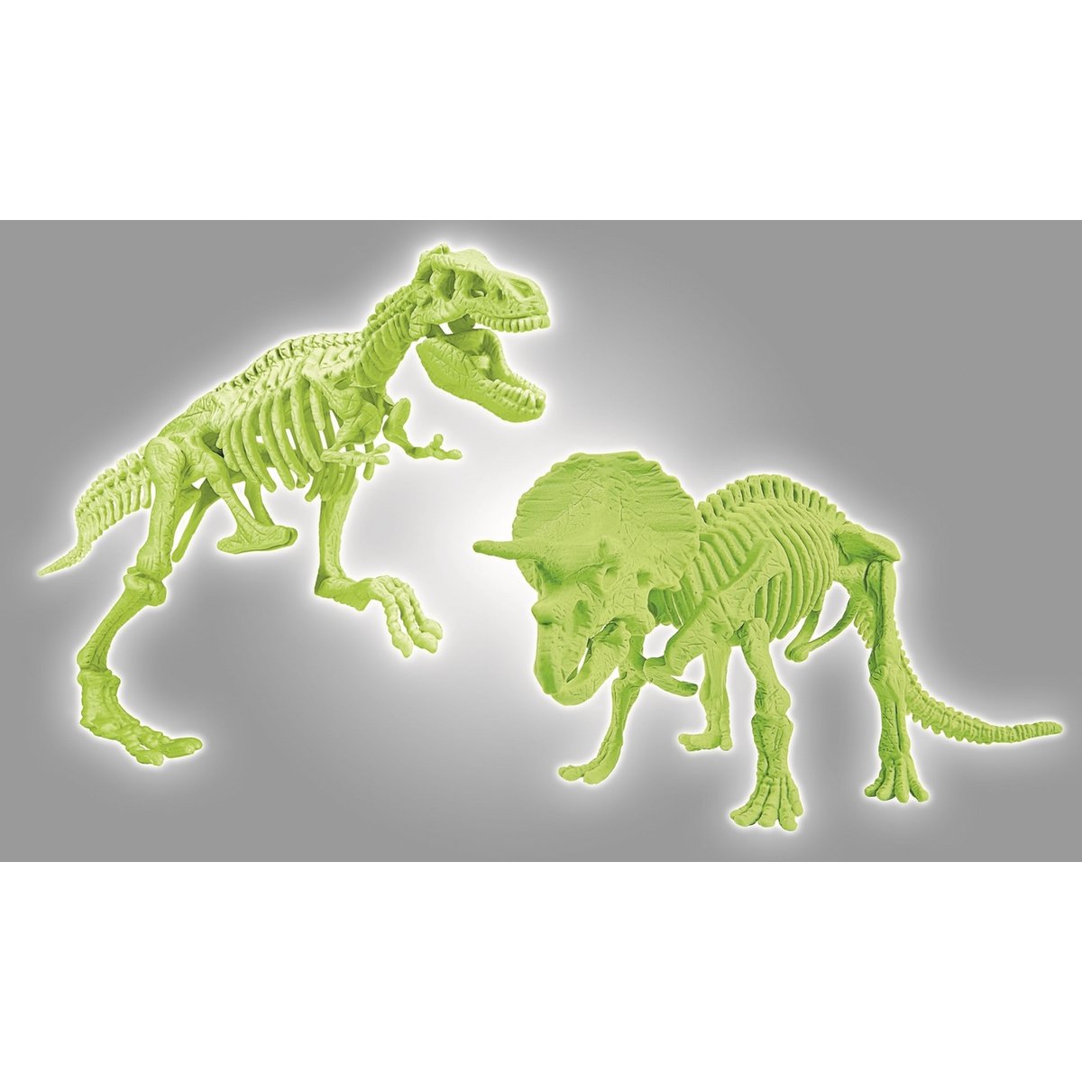 Archéo ludic - t-rex & tricératops couleur unique, CLEMENTONI