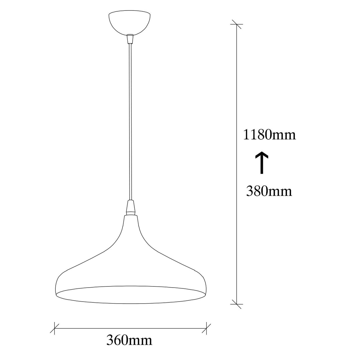 Suspension design noire & dorée évasée, fini alvéolé SILE noir, PIER IMPORT