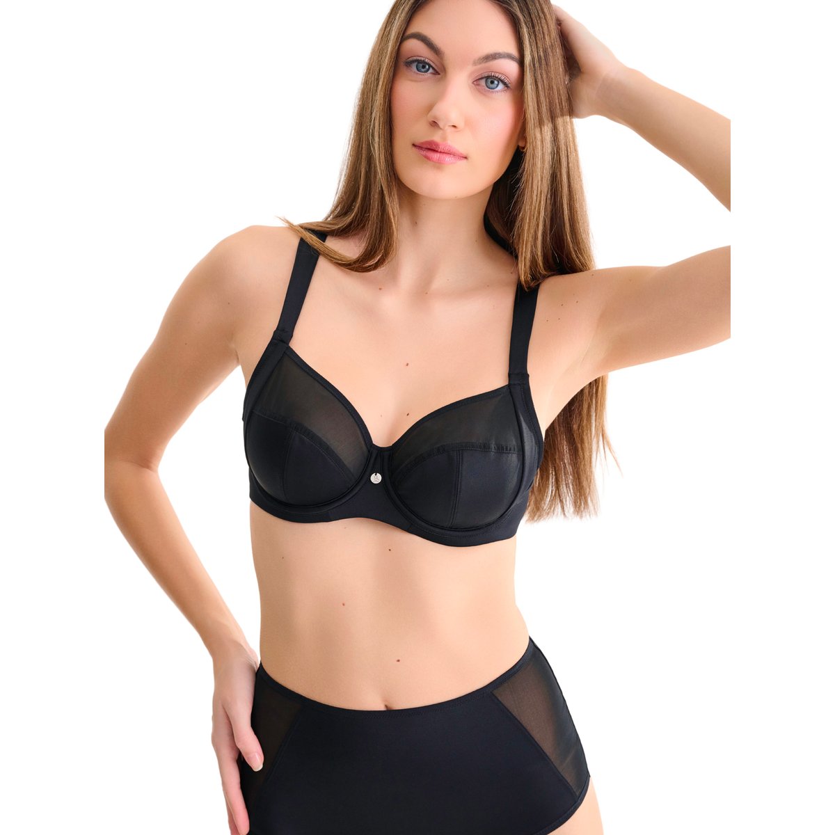 Soutien-gorge armaturé TINA B à E noir, LISCA