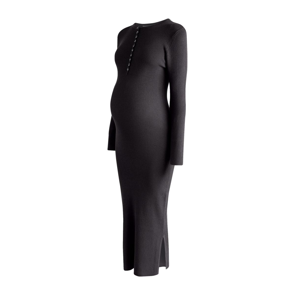 Robe en maille à manches longues maternité gris anthracite, NEXT