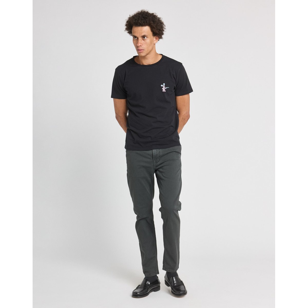 PANTALON CHINO SURREY noir, PULLIN
