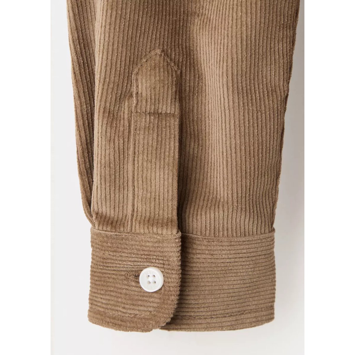 Chemise en velours côtelé et coton tabac, MANGO BABY