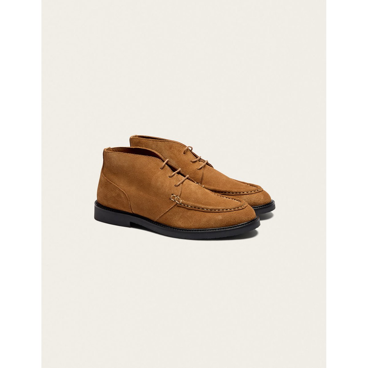 Bottines URIAN suède cognac, ODAJE