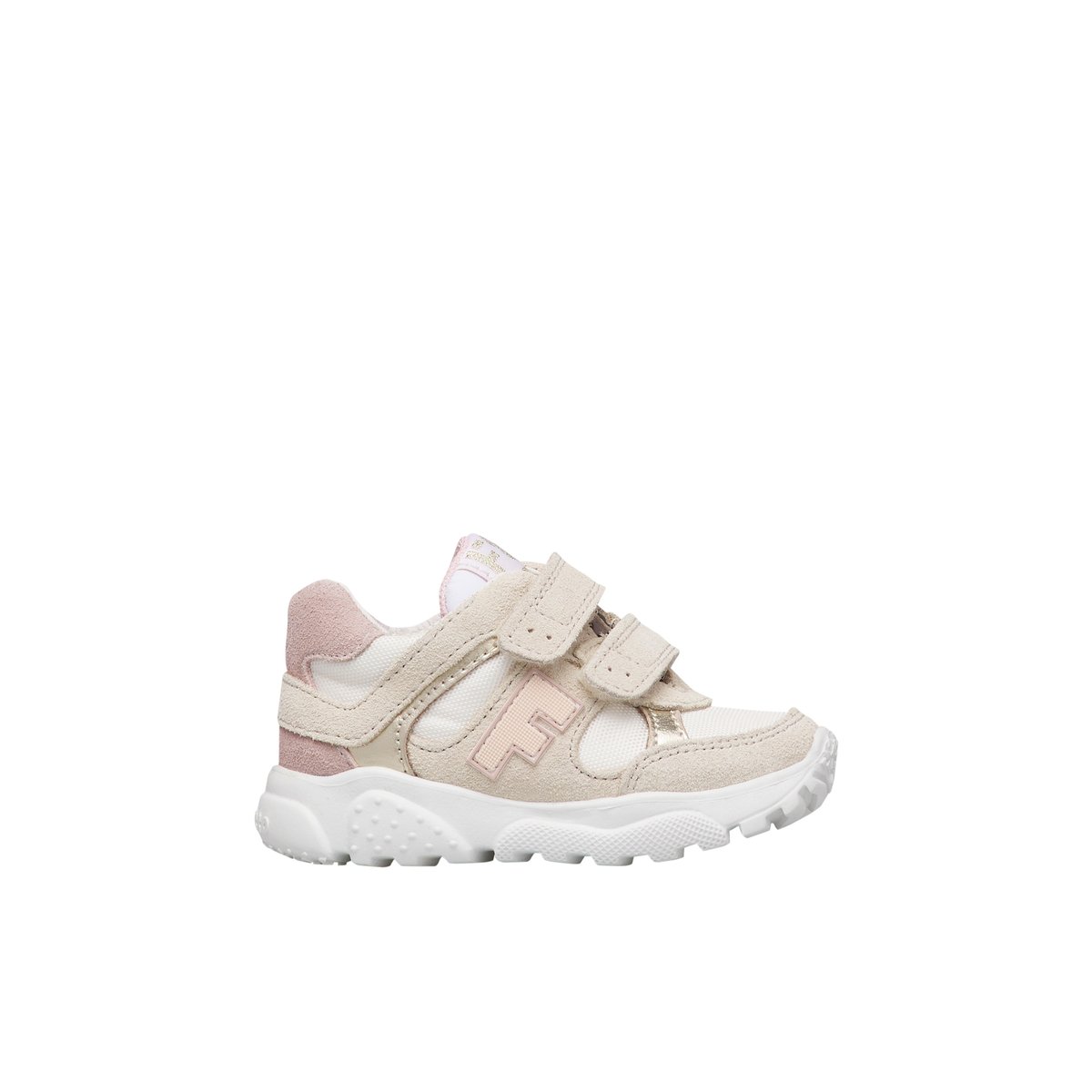 Sneakers en daim et tissu WIMY VL. blanc-platine-, FALCOTTO