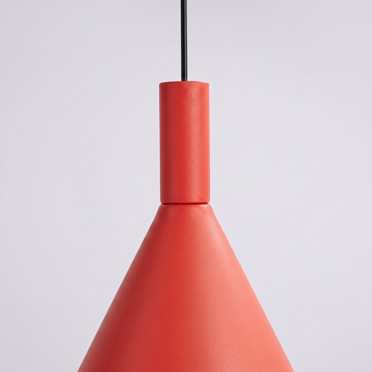 Suspension Acier Rouge E27 1 Nox rouge, EDEN