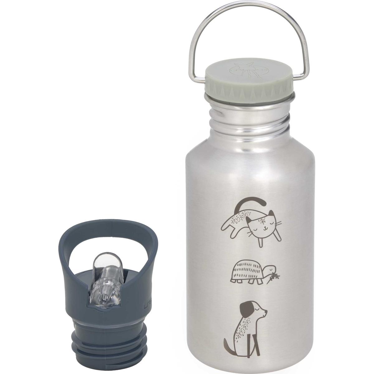 Gourde enfant bleu, gris, LASSIG