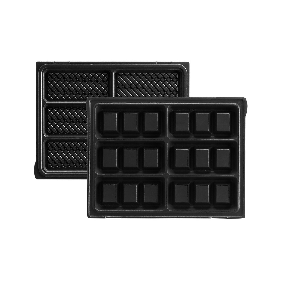 Tarti wafels + 2 sets platen 029 424 zwart, LAGRANGE