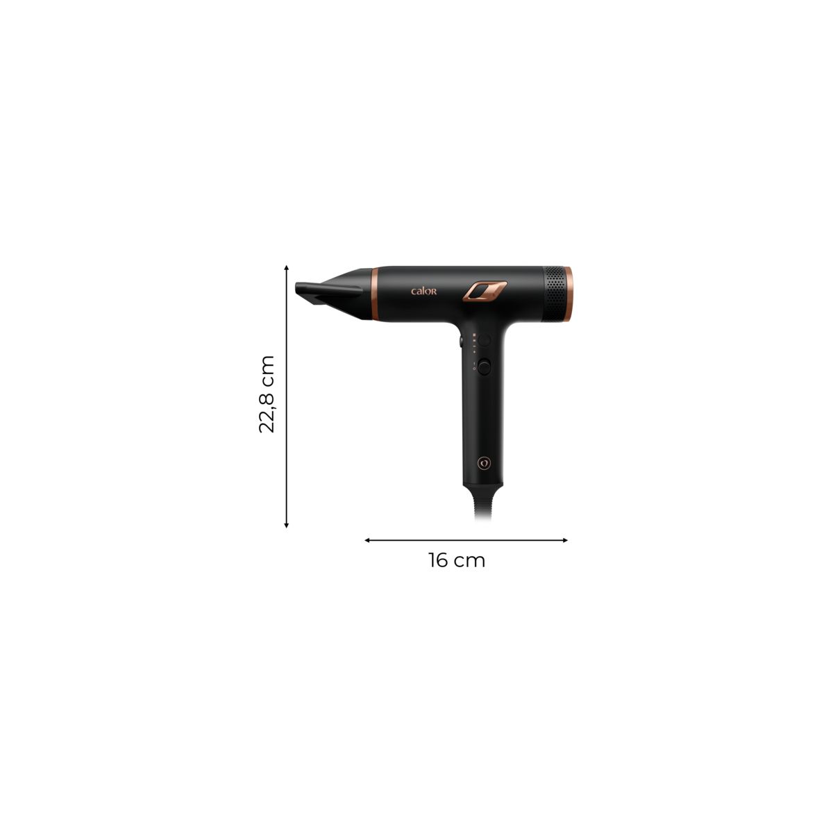 Sèche cheveux professionnel Nano HY8310C0 noir et cuivrã©, CALOR