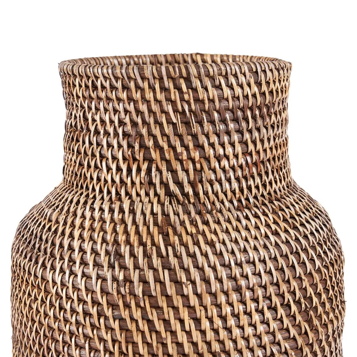 Porte-parapluies en rotin COLONIAL brun naturel, BAZAR BIZAR