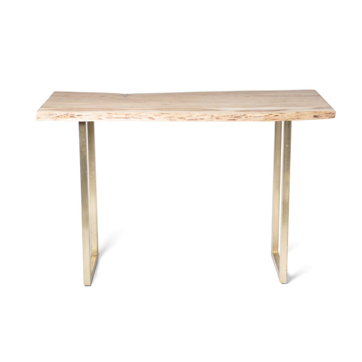 Table haute en bois et métal - GOLDWOOD couleur unique, MATHI DESIGN