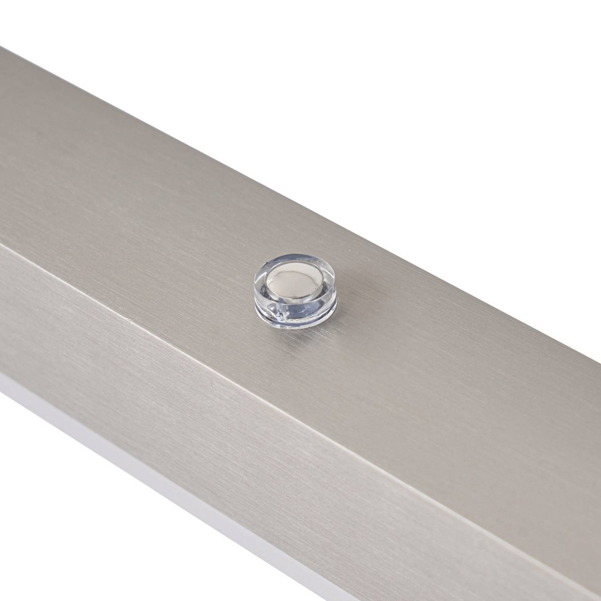 Suspension en métal moderneLED, Solvar argent, LUCANDE