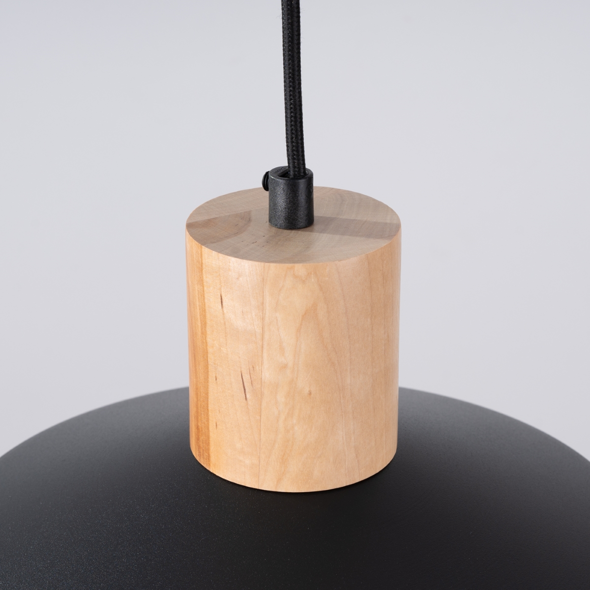 Suspension Acier Noir E27 1 Fano noir, EDEN