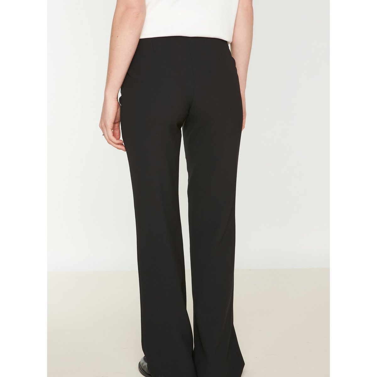 Pantalon large taille haute HUBERT noir, Maison 123