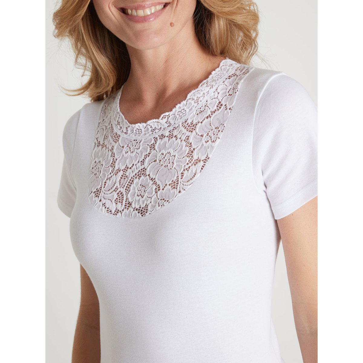 Lot de 2 chemises manches courtes coton blanc, DAXON