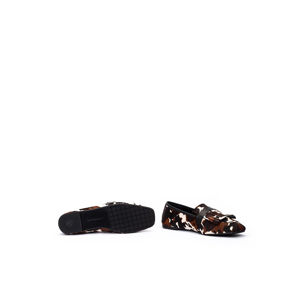 Mocassins cuir Rubicone marron, MARTINELLI