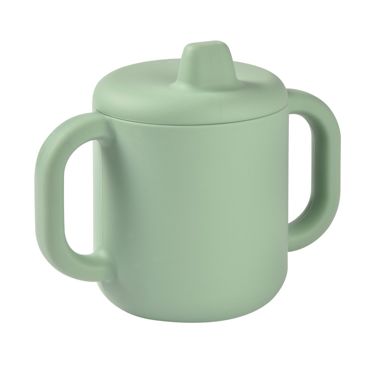 Tasse d'apprentissage en silicone vert sauge, BEABA