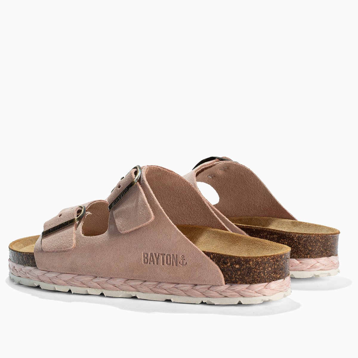 Sandales en cuir BENALLA rose, BAYTON
