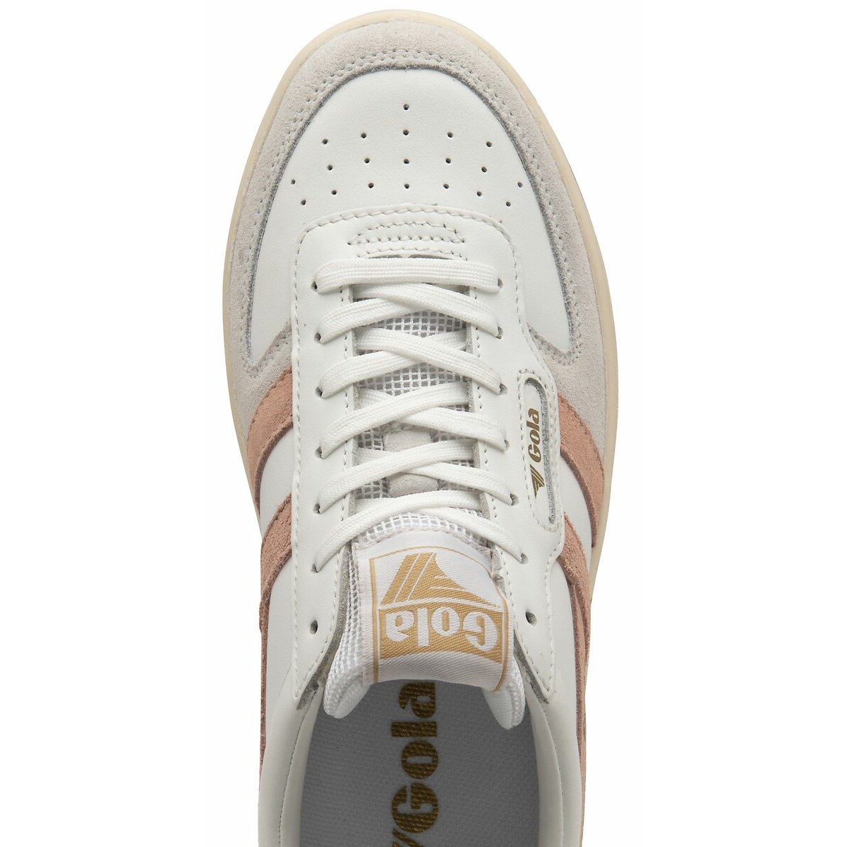 Baskets Hawk blanc/gris/rose, GOLA