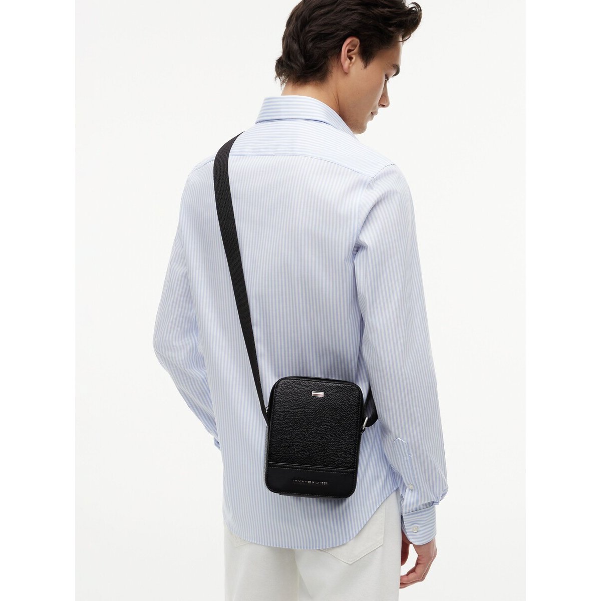 Sacoche à bandoulière mini reporter, Central noir, TOMMY HILFIGER