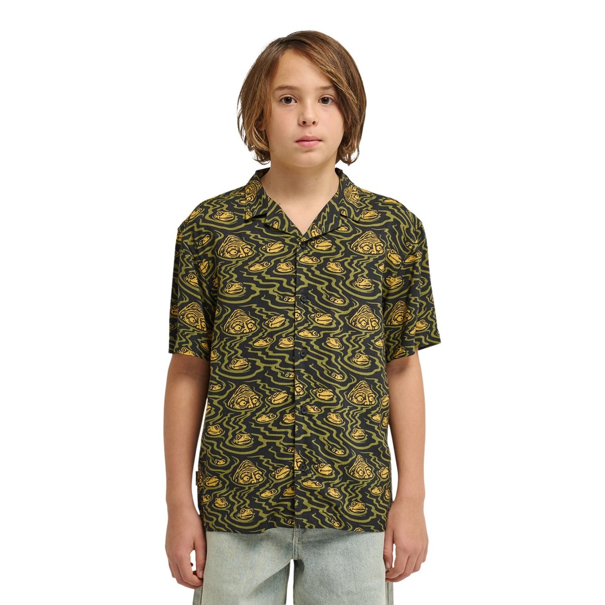 Chemise manches courtes TIMBER PRINTED multi frogs, ELEMENT