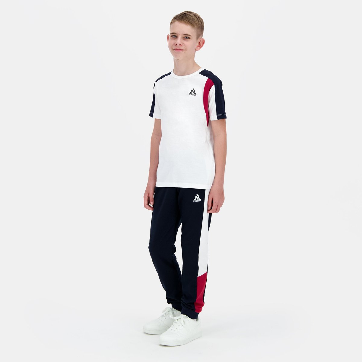 T-shirt Tricolore white light, LE COQ SPORTIF